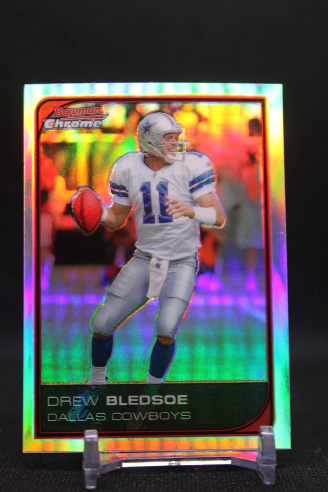 Drew Bledsoe #188 2006 Bowman Chrome Refractors Dallas Cowboys - Image 1 of 2