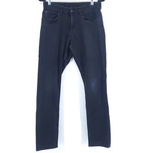 H&M Unisex Child Teen Faded Skinny Fit Black Jeans Adjustable Waist 13-14yr - Picture 1 of 13