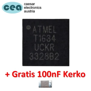ATtiny1634-MUR ATtiny 16KB 12MHz, QFN-20 85°C [1~100 Stück/piece] - Bild 1 von 4