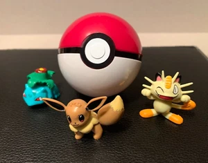 Pokemon POKEBALL Poke Ball con TRES Figuras Pokémon - Totalmente Nuevo - ¡Envíos Rápidos!\ - Imagen 1 de 7