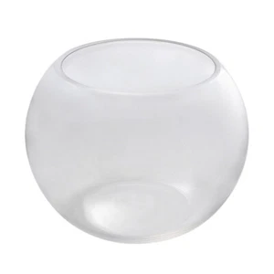 1Pc Fischglas aus Glas Schüssel Runde Fisch Tank Terrarium Aquarien - Bild 1 von 12