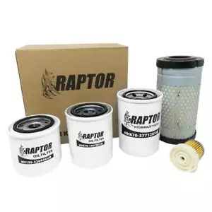 Kit Filter Maintenance for Kubota B2301 B2320 B2410 B26 B22601 B2630 B2650 - Picture 1 of 7