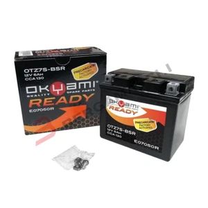 BATTERIA YTZ7S-BS 12V 6AH HONDA, YAMAHA, 125 OKYAMI KTM 250/400/450 - Foto 1 di 1