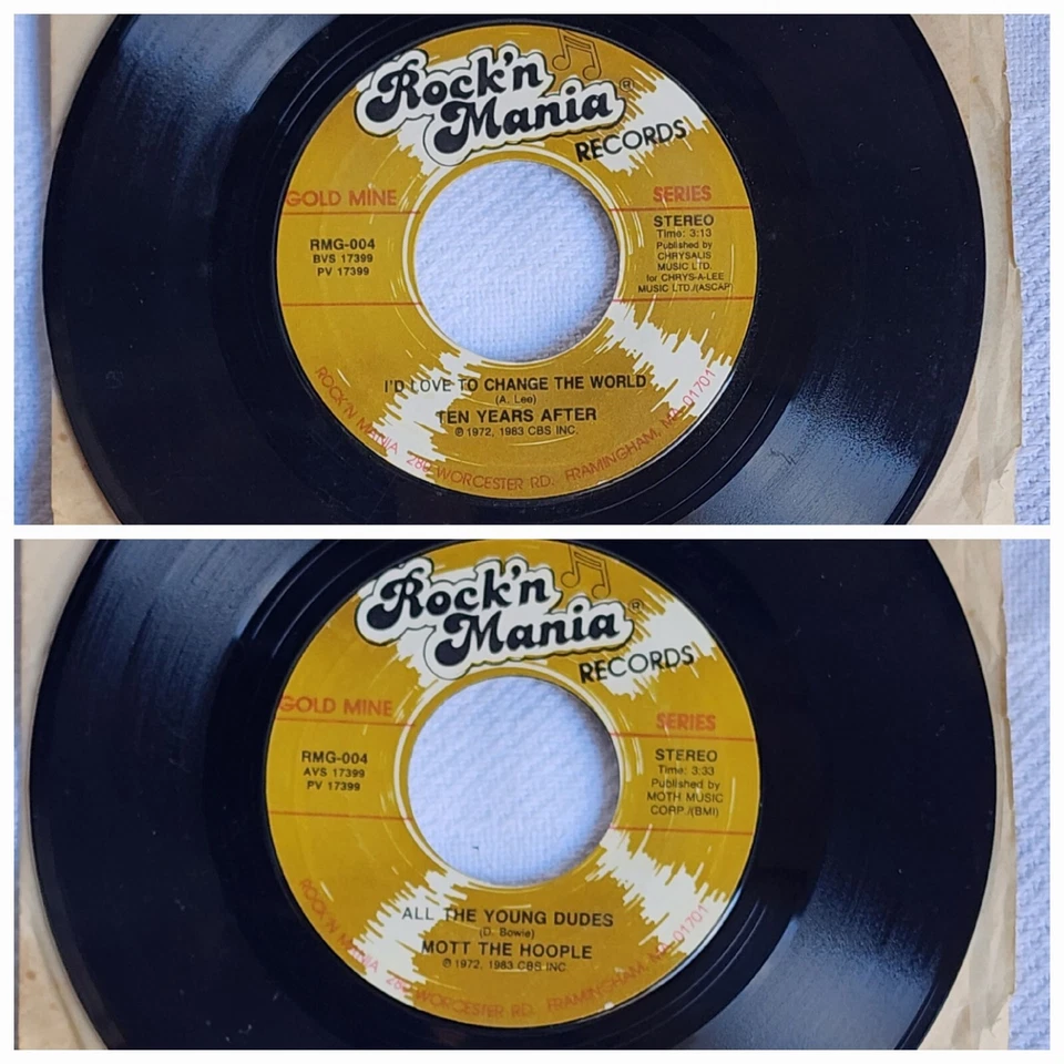 Mott The Hoople All The Young Dudes D. Bowie Ten Years After A. Lee Rock'n Mania - Image 1 of 4