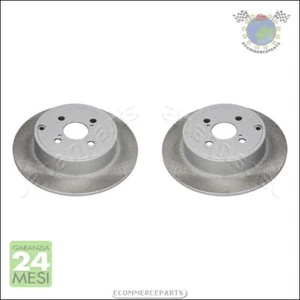 Kit 2x dischi freno JParts Posteriore per TOYOTA COROLLA gjj - Foto 1 di 4