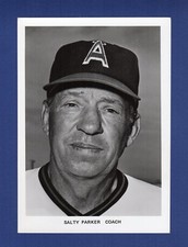 SALTY PARKER, 1964-6 & 1973-4 California Angels ~ 5X7 glossy photo | Team issue?