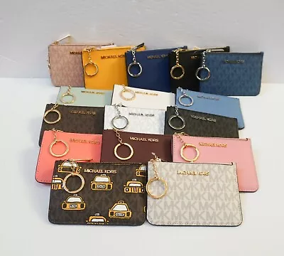 Michael Kors Jet Set Travel S TZ Coin Pouch with ID Key Holder Wallet - Image 1 of 4