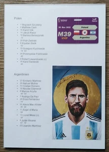 Boleto VIP Copa Mundial FIFA Qatar 30.11.2022 Polonia vs Argentina # Partido 39 Messi - Imagen 1 de 3