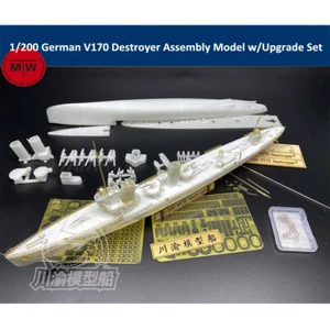 1/200 Scale German V170 Destroyer Assembly Model Kit w/Upgrade Set - Picture 1 of 10