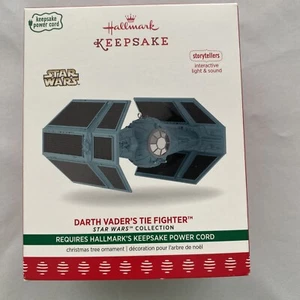 Hallmark Keepsake Ornament 2017 Storytellers Darth Vader’s Tie Fighter Star Wars - Picture 1 of 4