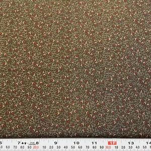 Vintage Garden Dance by Brannock & Patek for Moda Floral Cotton Remnant 11 x 44 - Picture 1 of 2