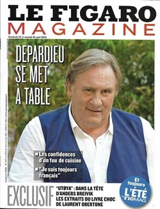 LE FIGARO MAGAZINE n°21477 23/08/2013 Gérard Depardieu/ Provence/ Mississippi - Imagen 1 de 1