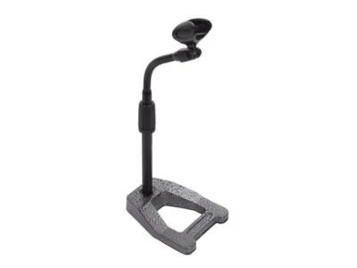 HQ Power Microphone Table Stand Gooseneck + Mic Clip Podcast Recording Studio