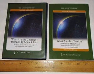 Great Courses What Are the Chances? Probability Made Clear Starbird DVDs books - Picture 1 of 4