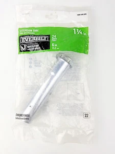 "Tubo de extensión EVERBILT C790-1 junta deslizante de latón 24 calibres 6"" acabado cromado 1/14""" - Imagen 1 de 10