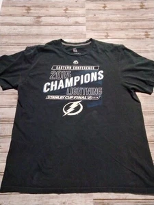 Tampa Bay Lightning Hockey T-Shirt 2015 Eastern Conference Champions Größe XL  - Bild 1 von 5