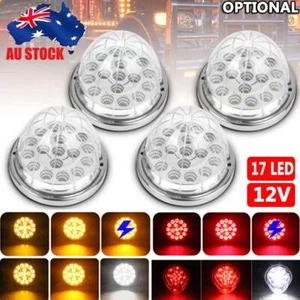 LED Side Marker Clearance Light Watermelon Lamp Trailer Truck Lorry Amber Red 3" - Picture 1 of 57