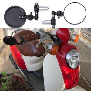 For Honda Metropolitan 2 50 Motorcycle Folding 7/8" Handle Bar End Side Mirrors - Picture 1 of 11