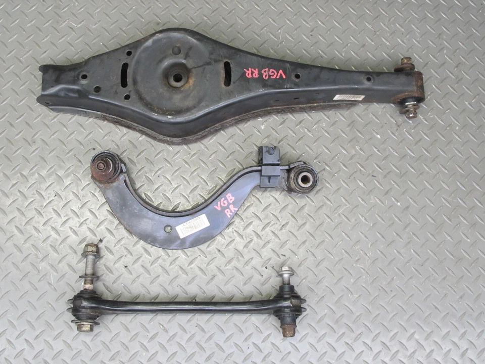 12-13 VW GOLF R MK6 SET OF 3 REAR RIGHT SUSPENSION UPPER & LOWER CONTROL ARM OEM - Image 1 of 4