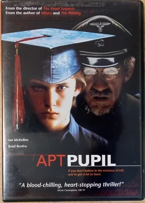 Apt Pupil DVD 1999 Stephen King Ian McKellen Brad Renfro Nazi War Suspense Drama Foto 1 de 3