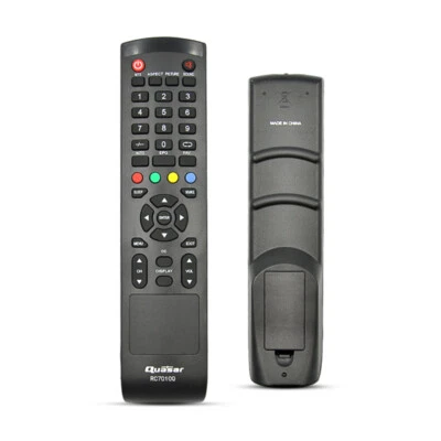 RC7010Q Quasar Remote Control For Quasar HD LED TV SQ3202 SQ5002 SQ5003 - Image 1 of 4
