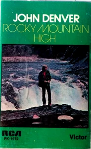 JOHN DENVER - Rocky Mountain High - Cassette Tape 1972 1st Edition RCA PK-1972 - Picture 1 of 4