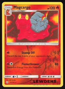 Magcargo - 27/236 - Reverse Holo Rare - Cosmic Eclipse - Pokemon Card - Picture 1 of 2