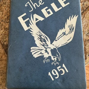 1951 High School Yearbook - Wellsville Kansas The Eagle 1951 - Picture 1 of 9