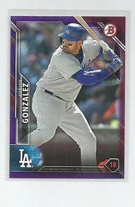 2016 Bowman ADRIAN GONZALEZ Purple 221/250 - Picture 1 of 1