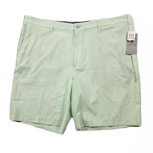 PGA TOUR Performance Golf Shorts Mens 42 Patina Green Check Wicking UPF 50 - Picture 1 of 6