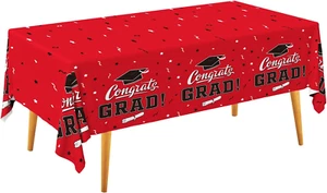 Graduation Party Decorations, Gongrats Grad Tablecover for Graduation Party Supp - Picture 1 of 12