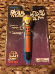 Star Wars LUKE SKYWALKER Way Cool Sounds FX PEN Tiger 1997 MOC Sealed - Picture 1 of 3