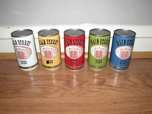 MAIN STREET "BOTTOMS UP" BEER CANS~COMPLETE SET~PITTSBURGH BRG.,PITTSBURGH,PA - Picture 1 of 7
