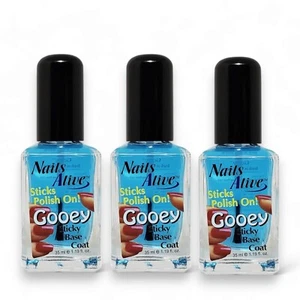 Nails Alive Stick Polish On Gooey Sticky Base Coat 1.19 Oz *Pick any size* - Picture 1 of 6