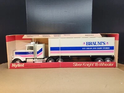 Nylint Freightliner 18 Ruedas Semi Braums Helado y Lácteos Acero 24.5" #345 Foto 1 de 4