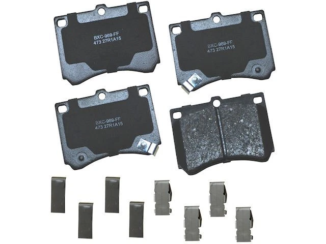 Para 1991-2003 Ford Escort conjunto de pastilhas de freio dianteiro Bendix 38591GKSJ 1992 1993 1994 - Imagem 1 de 2