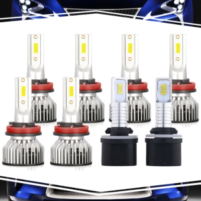 For Chevrolet Malibu 2004-05 880+3x H11 Daytime Running Light 4 Pairs Headlight - Image 1 of 4