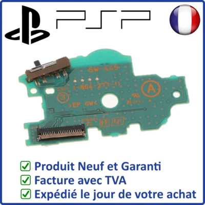 CIRCUIT INTERNE DU BOUTON POWER ET TOUCHES DROIT DE LA SONY PSP FAT 1000 / 1004