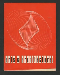 1953 R. M. Schindler 4 Häuser von Esther McCoy KUNST + ARCHITEKTUR neue Möbel - Bild 1 von 10