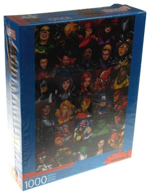 Rompecabezas Superher Acuario Spiderman Hulk Capitán América Iron Man Furia Foto 1 de 4