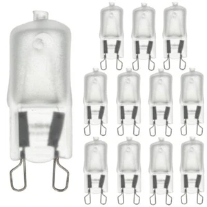 12Pack Single Ended T3.5 Bulb, G9 Wire Style Frosted Glass, 3200K, 60W, 720LM - Picture 1 of 7