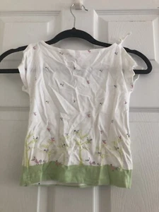 Vintage Girls Gymboree Top Shirt Size 4 Flowers - Picture 1 of 3