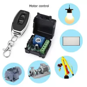 DC12V Relay 1CH Wireless RF Garage Door Remote Control Switch Transmitter - Picture 1 of 18