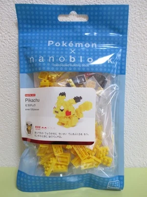 Kawada NBPM-001 Nano Block Pokemon Pikachu Mini Collection Series - Image 1 of 4