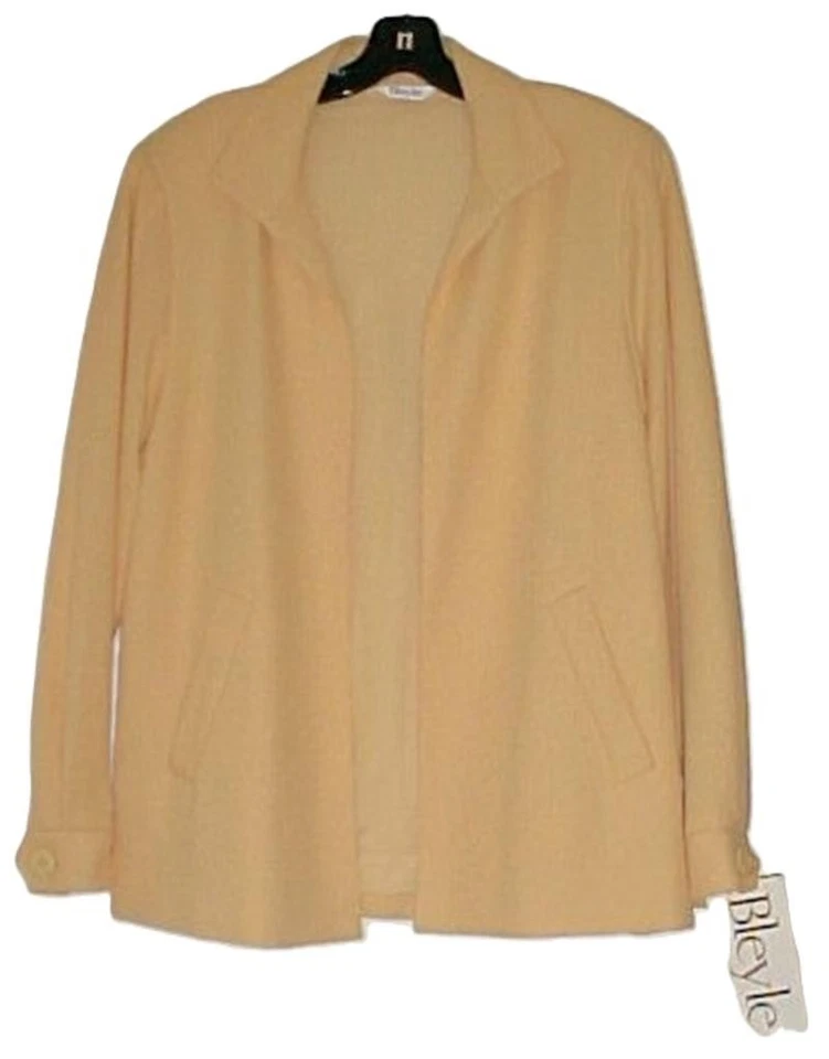 Chaqueta Bleyle Amarillo (Ámbar) Cuello Frontal Abierto Talla 6 NUEVA CON ETIQUETAS Foto 1 de 1