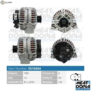 ALTERNATOR 5510454 FOR MERCEDES-BENZ M113.960/971/964 5.0L M113.993/995 5.4L - Picture 1 of 9