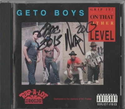 GETO BOYS - GRIP IT... Bushwick Bill Scarface Willie D G-FUNK 1989 (AUTOGRAPHED) Foto 1 de 4