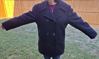 ABRIGO GUISANTE LANA EDICIÓN NAVY EE. UU. - HOMBRE MEDIANO Foto 1 de 4