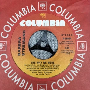 Barbra Streisand the Way We Were 7" Vinyl Single - Picture 1 of 1