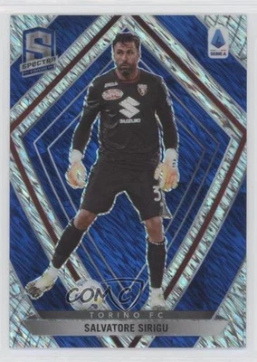 2020-21 Panini Chronicles Spectra Serie A Blue Shimmer Prizm Salvatore Sirigu #5 - Image 1 of 2